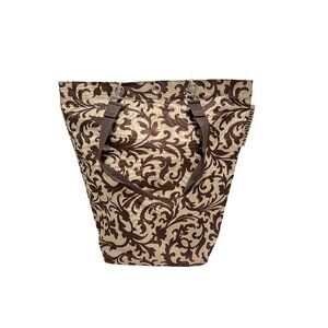Reisenthel Shopper Shoulder Shopping Bag Polyester Baroque Taupe 18” x 9” x 8”